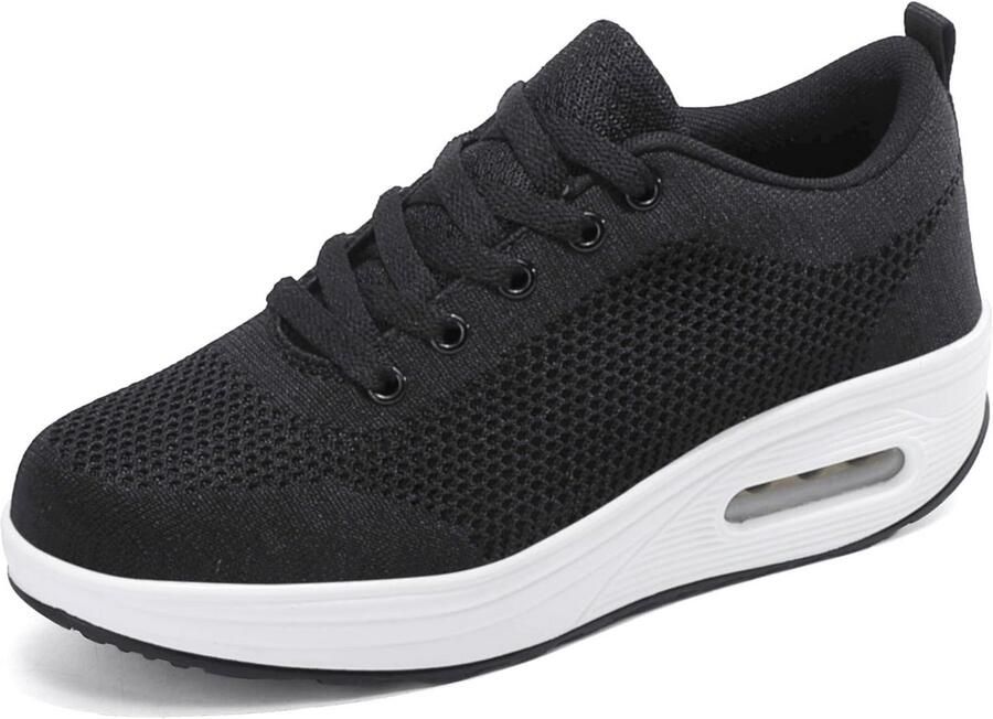 Dames Sneakers Lichtgewicht Ademend Sportschoenen Platform Casual Runningschoenen