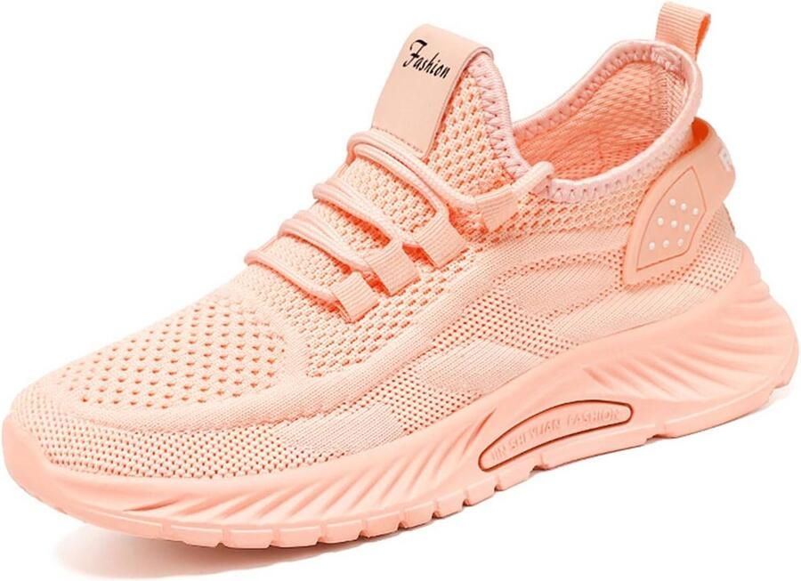 Lichte Ademende Dames Sneakers Mesh Sportschoenen met Traagschuim Zool voor Wandelen en Casual Gebruik
