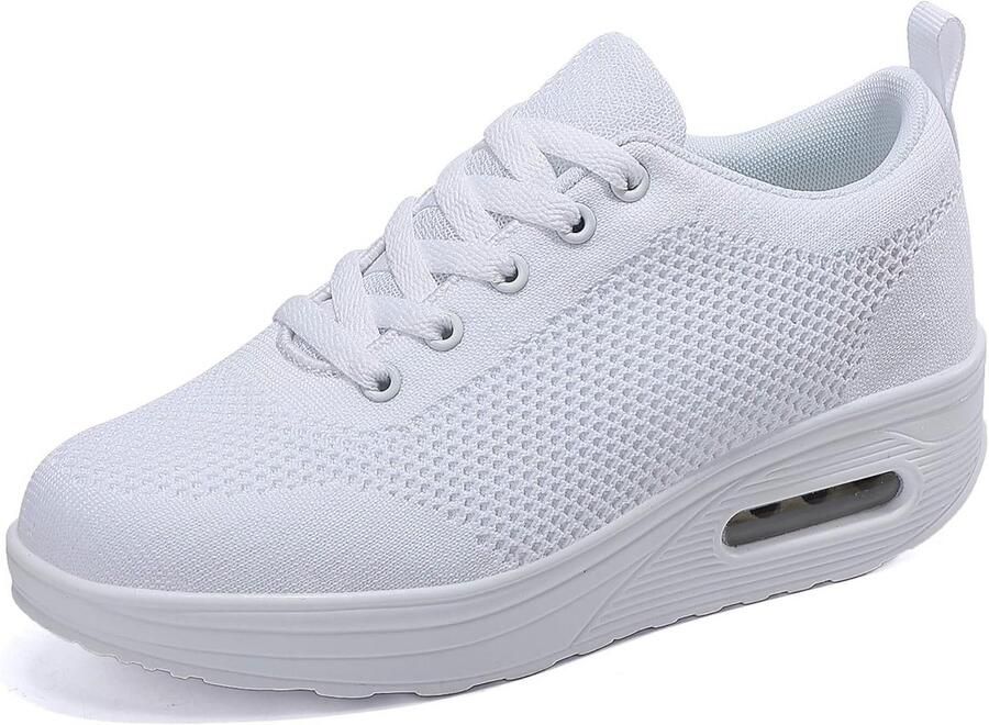 Dames Sneakers Lichtgewicht Ademend Platform Vrije Tijd Sportschoenen