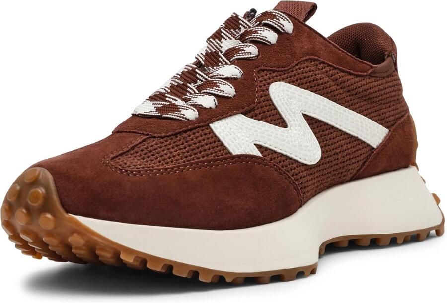 Dames sneakers met brede zool en stoere look