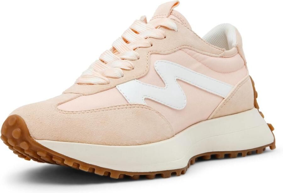 Dames Sneakers met Dikke Zool en Sportieve Look