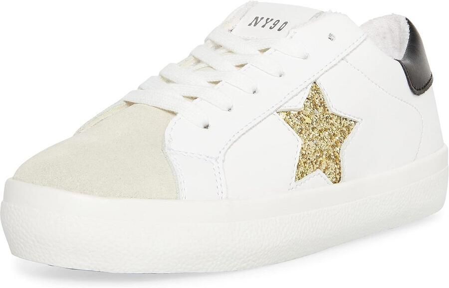 Dames Sneakers met Glitter Ster Goud Glitter