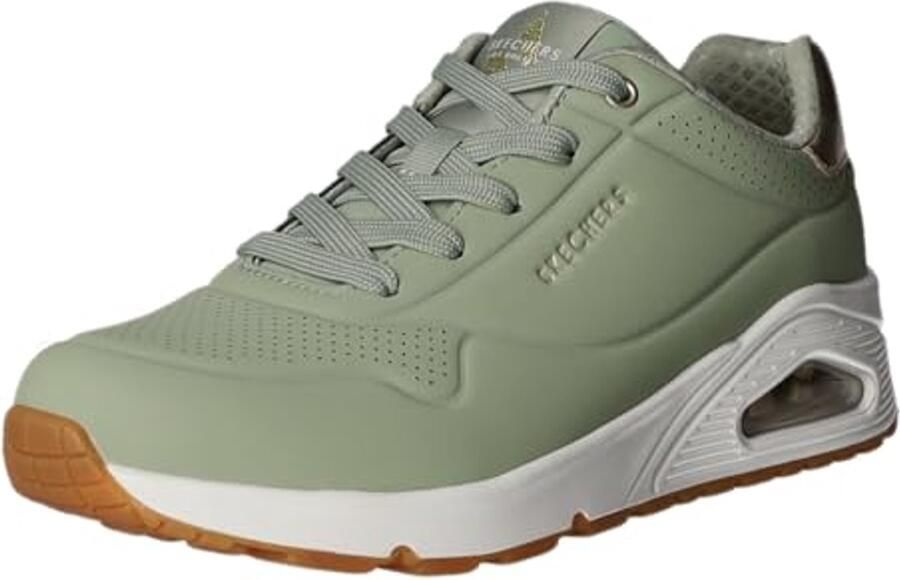 Dames Sneakers met Gouden Accenten en Geheugenfoam