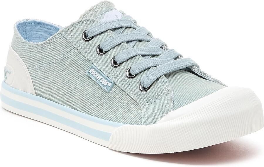 Dames Sneakers met Korte Vetersluiting en Bloemenprint