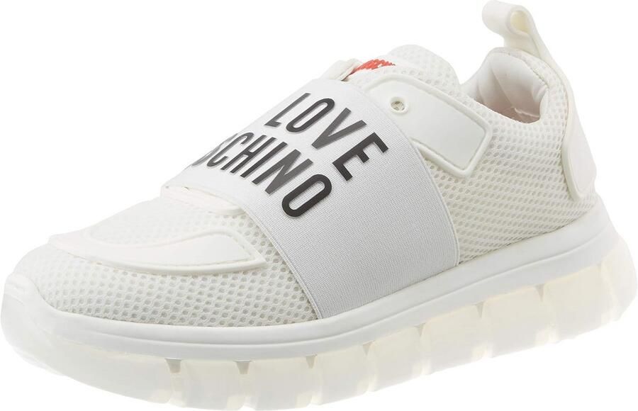 Dames Sneakers met Plateauzool en Elastische Instap