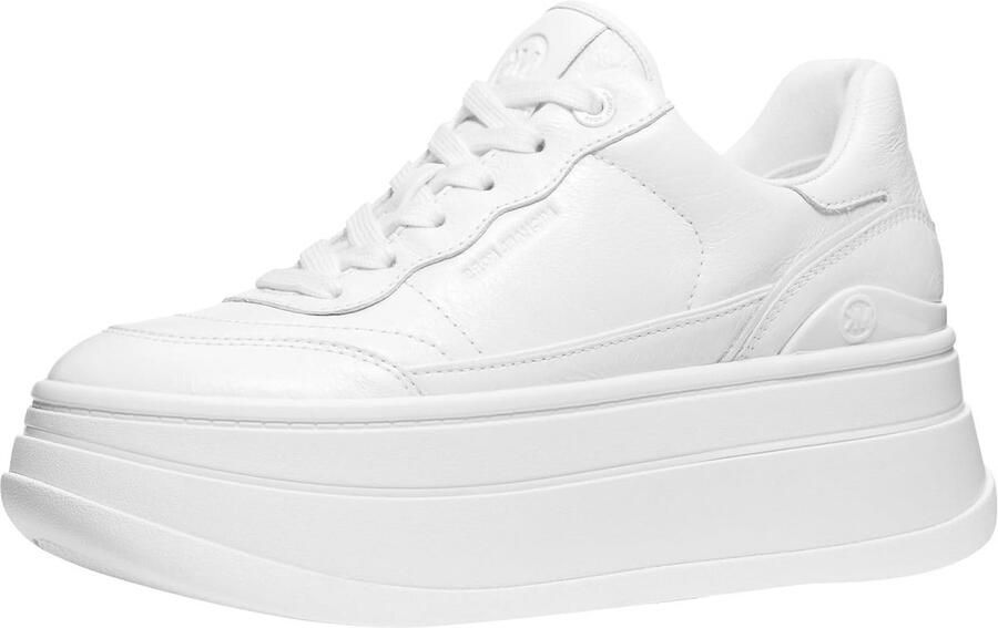 Dames Sneakers met Plateauzool en Vetersluiting