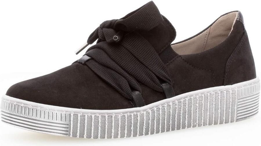 Dames Sneakers met Plateauzool van Leer