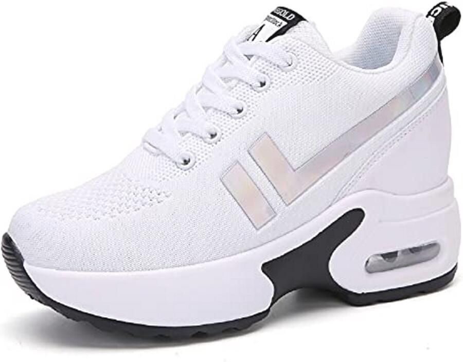 Dames Sneakers met Sleehak Ademend Comfortabel en Trendy