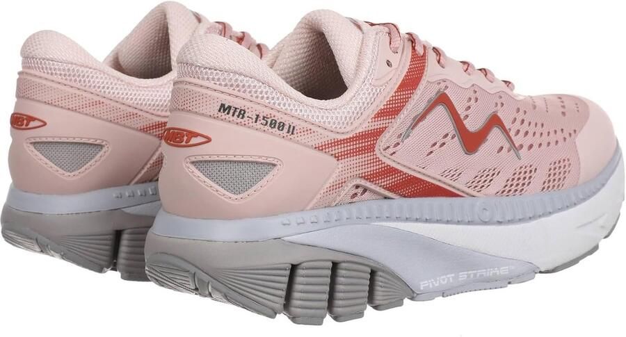 Dames Sneakers met Stabiliserende Zool Sportieve Witte Veterschoenen voor Betere Houding