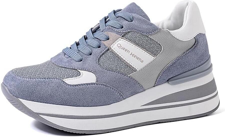 Dames Sneakers met Verborgen Sleehak Lichte en Comfortabele Gymschoenen voor Casual Gebruik