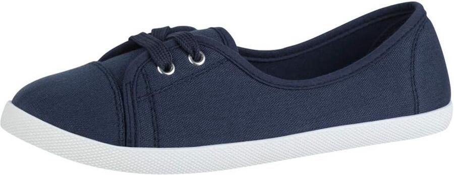 Dames Ballerina Sneakers met Vetersluiting Lichtgewicht en Stijlvol