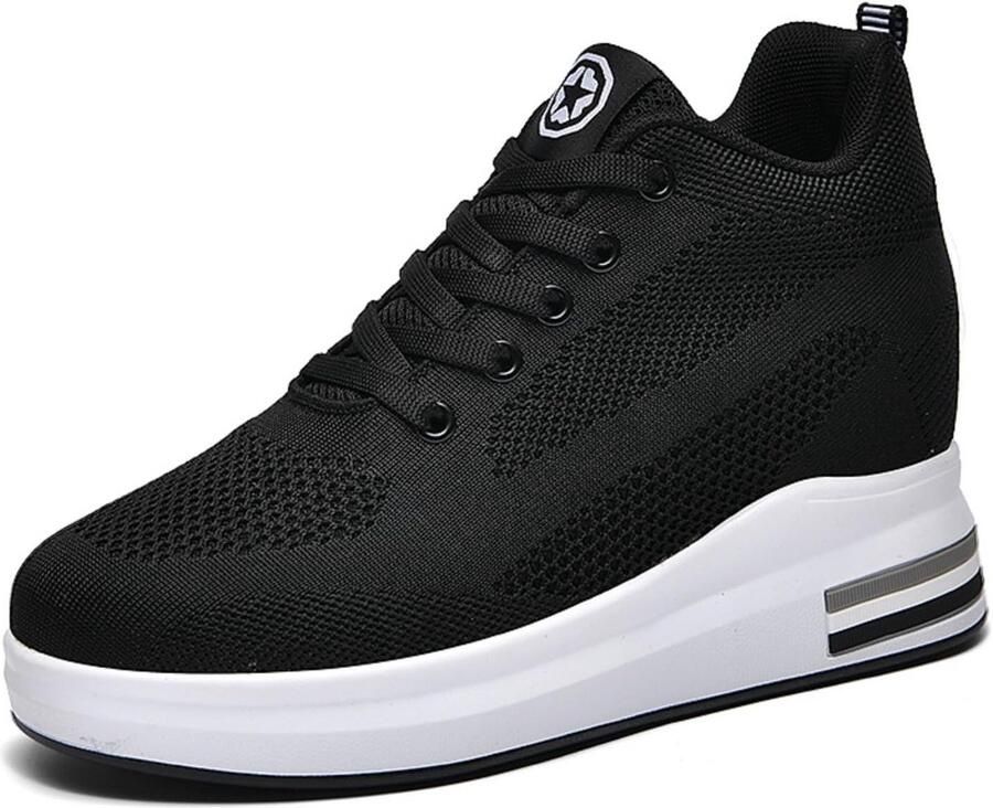 Dames Sneakers met Wedge Hak Comfortabele Sportschoenen voor Hardlopen en Fitness