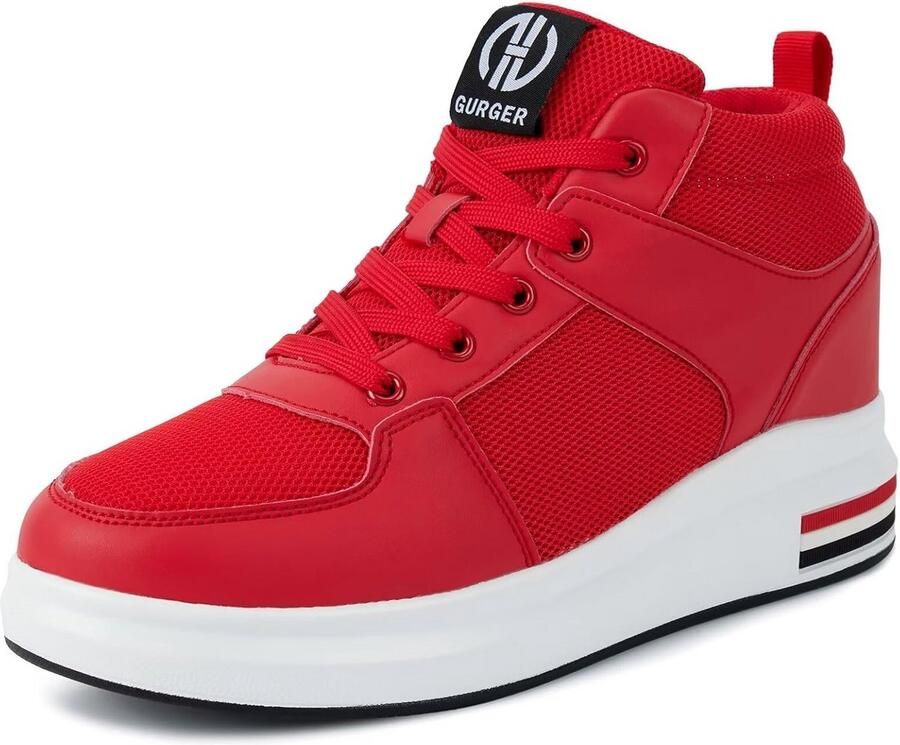 Dames Sneakers met Wedge Hak Sportief en Ademend voor Fitness