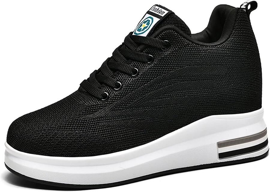 Dames Sneakers met Plateauzool voor Sport Fitness en Vrije Tijd