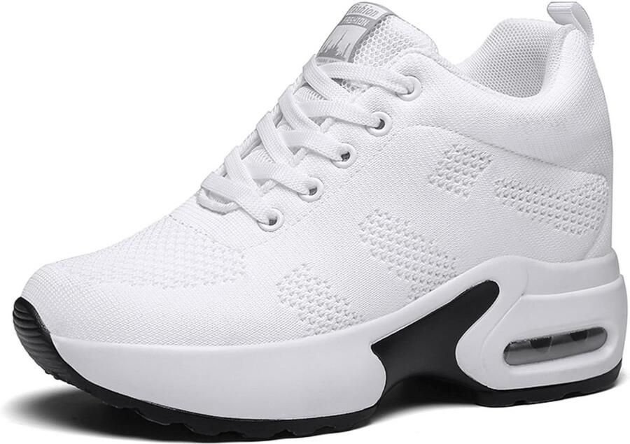 Dames Sneakers met Witte Zool Lichtgewicht en Ademend