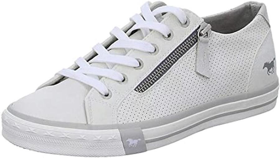 Dames Sneakers met Zipper en Comfortabele Rubber Zool