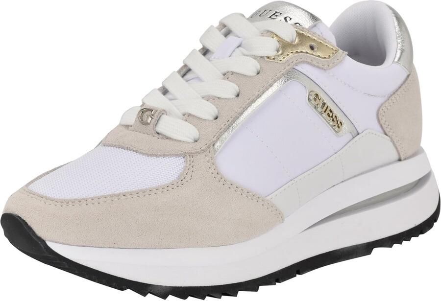 Dames Sneakers Modieuze Schoenen Casual Gebruik Retro Vetersluiting Wit