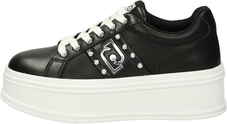 Dames Sneakers Modieuze Schoenen Dagelijks Gebruik Parelsieraden Logo Platformzool