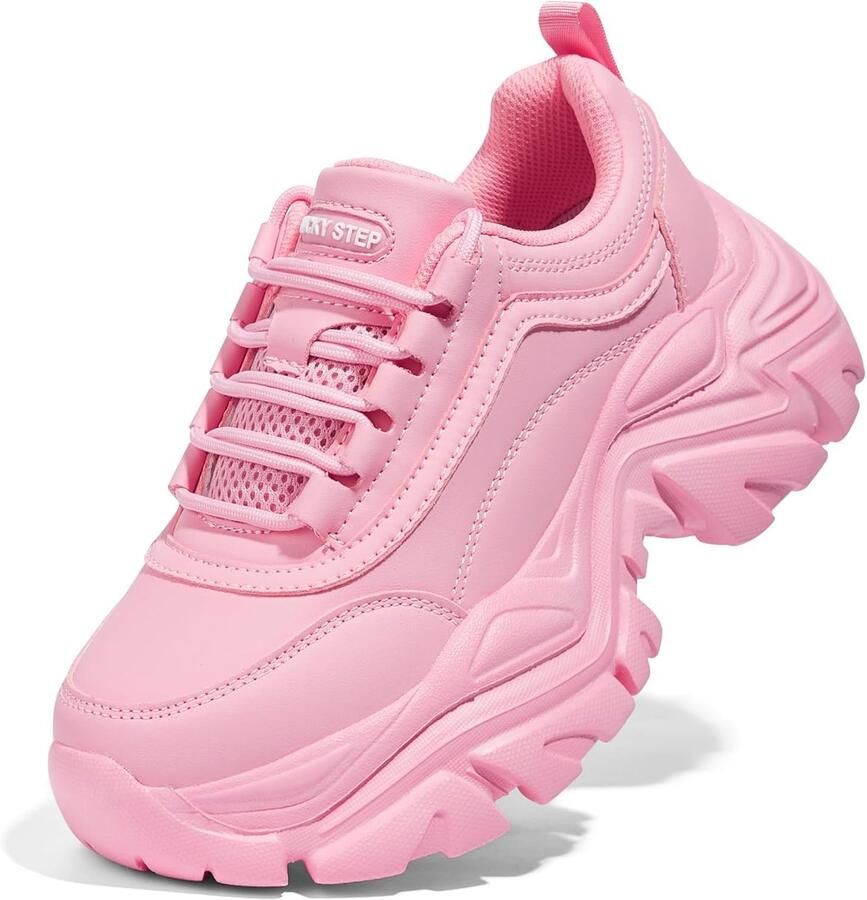 Dames sneakers platform retro wedge zool ontwerp casual stadstijl comfortabele pasvorm ShopVlot