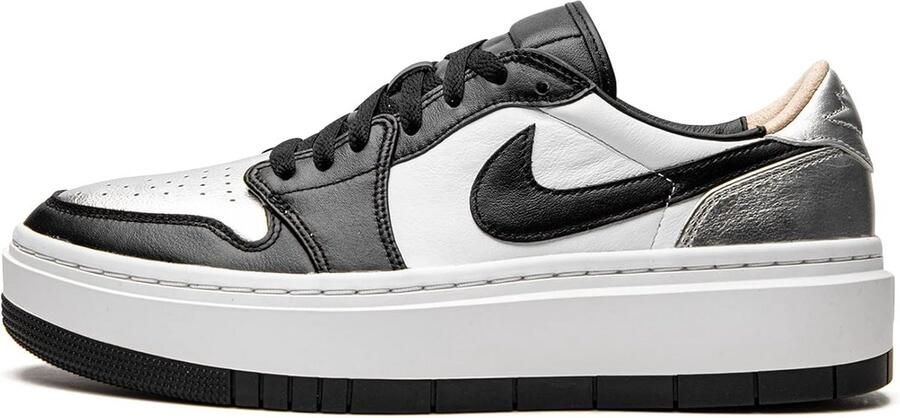 Dames Sneakers Platform Zwart Wit Moderne Lage Sportschoenen