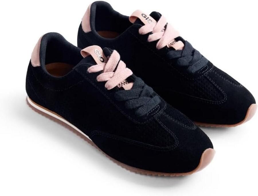 Dames Sneakers Splitleer Flexibel en Licht Sneakerschoenen