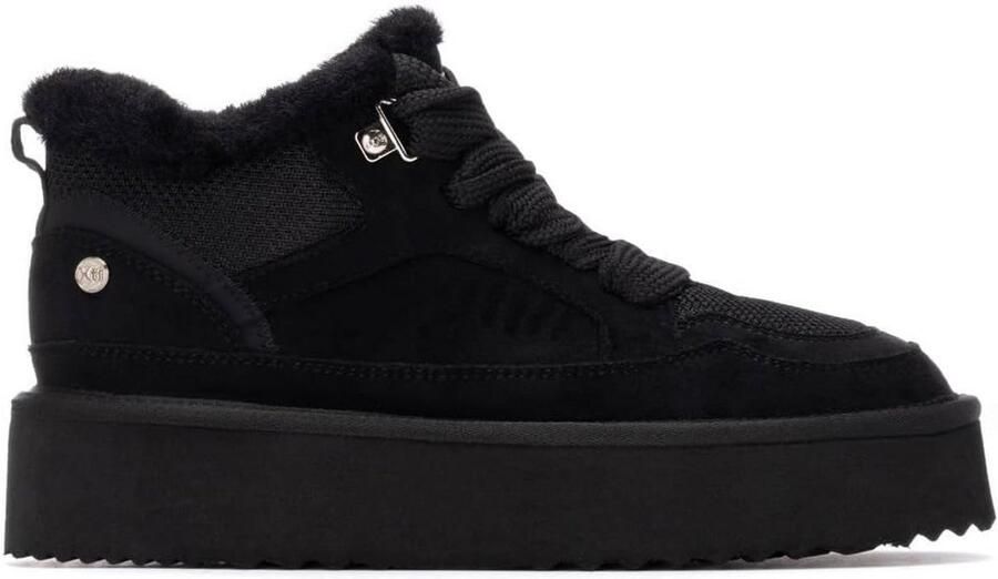 Dames Sneakers Suède Veterboots Warm Gevoerd voor Winter