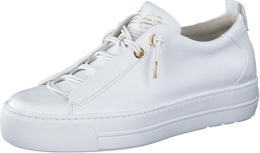 Dames Sneakers van Glad Leer Comfortabele Gymschoenen Gemaakt in Europa