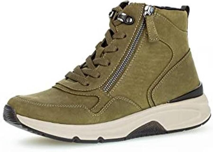 Dames sneakers van leer met flexibele zool en optimale bewegingsondersteuning