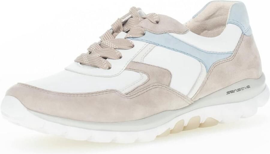 Dames Sneakers van Suède met Uitneembaar Voetbed Comfortabele Lage Sportschoenen