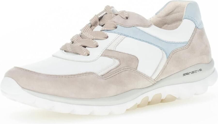 Dames Sneakers van Suède met Uitneembaar Voetbed Comfortabele Lage Sportschoenen