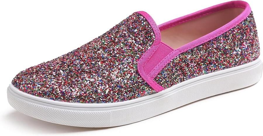 Dames Sneakers Vetersluiting Lichtgewicht Extra Breed Comfortabele Lage Schoenen