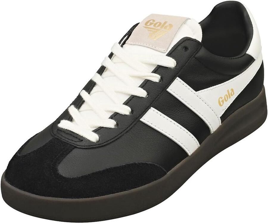 Dames Sneakers Vrijetijdsschoenen Dagelijkse Look Duurzaam Leer Zwart Wit