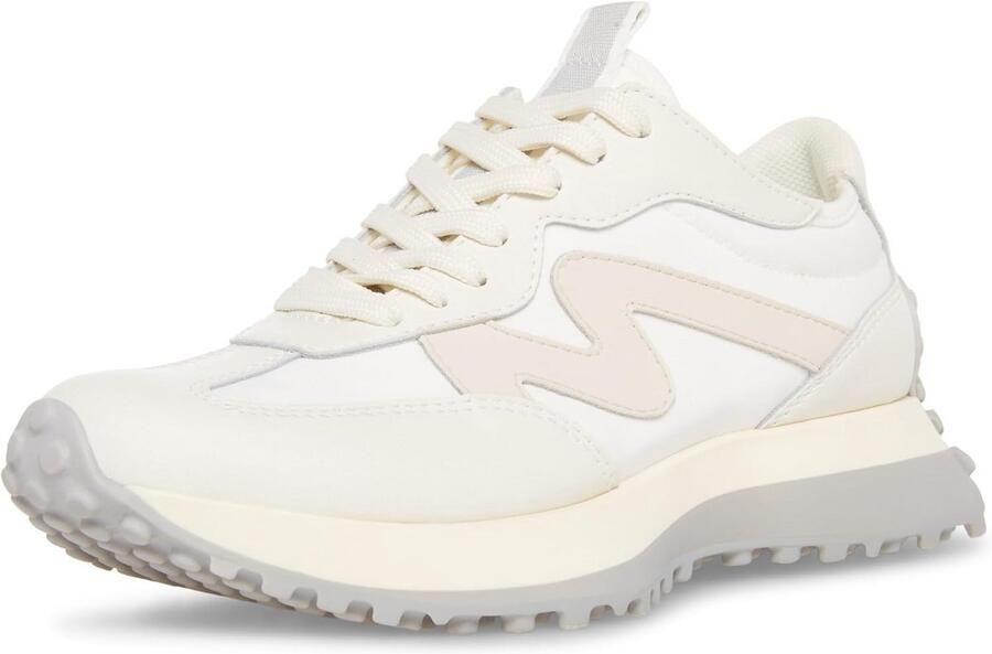 Dames Sneakers Wit Grijs Comfortabele Casual Sportschoenen