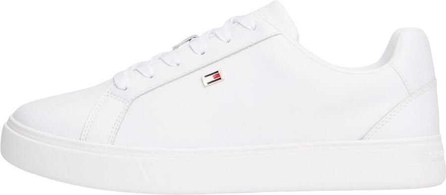 Lage damessneakers Stijlvolle witte veterschoenen