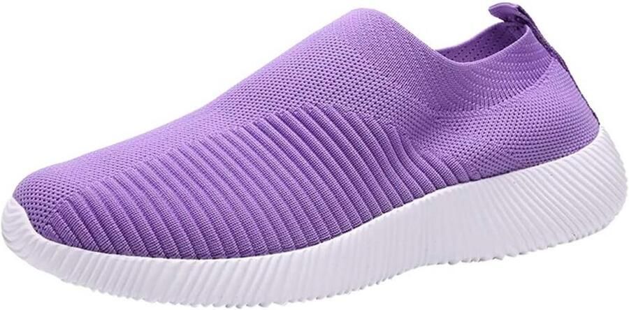 Dames Sneakers Zonder Veters Ademend Lichtgewicht Sportschoenen voor Fitness en Lopen