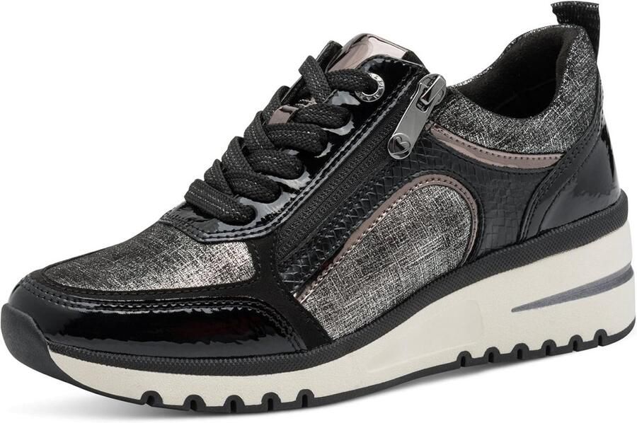 Dames Sneakers Zwart Comfortabele Lage Sportschoenen