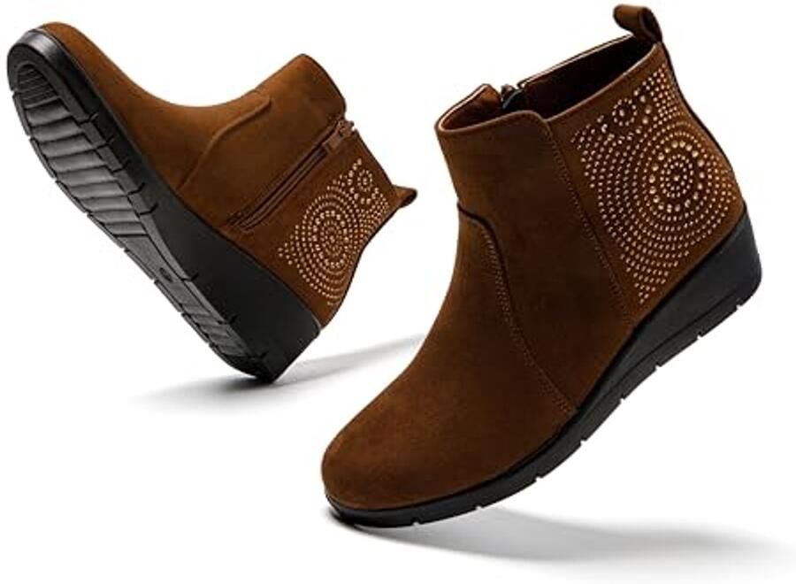 Dames sneeuwboots Comfortabele gevoerde en warme niet-slippende winterschoenen