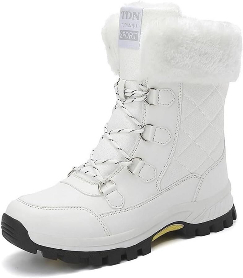 Dames Sneeuwlaarzen Warm en Comfortabel Waterdichte Winterlaarzen met Antislip Zolen