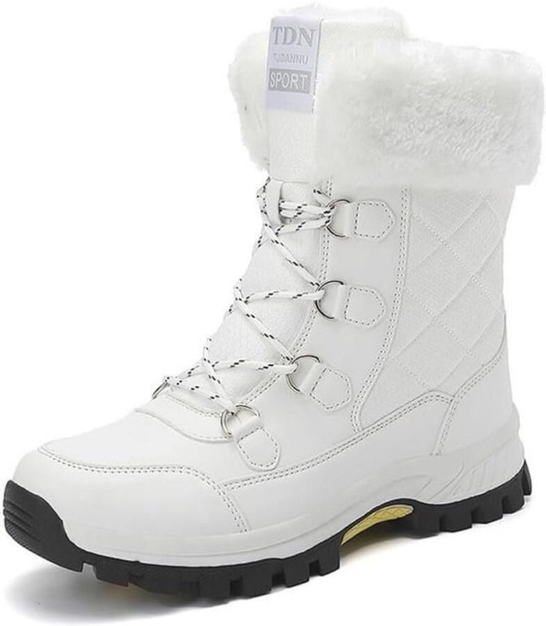 Dames Sneeuwlaarzen Warm en Comfortabel Waterdichte Winterlaarzen met Antislip Zolen