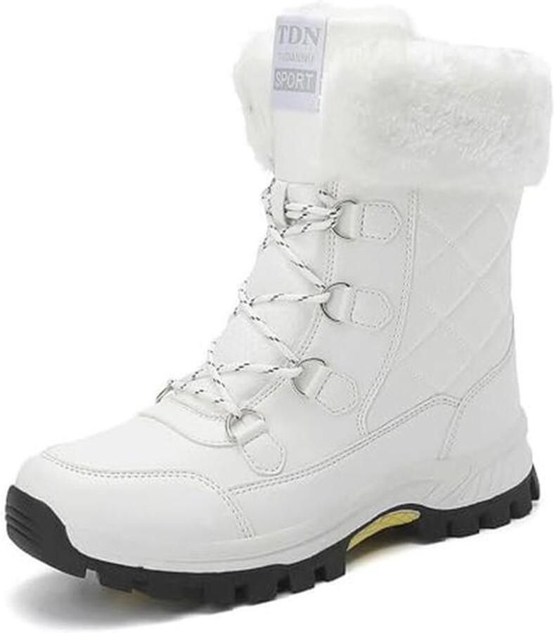 Dames Sneeuwlaarzen Warm Waterdichte Winterschoenen met Antislipzool voor Comfortabele Buitenactiviteiten - Foto 1