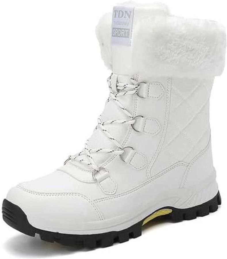 Dames Sneeuwlaarzen Warm Waterdichte Winterschoenen met Antislipzool voor Comfortabele Buitenactiviteiten