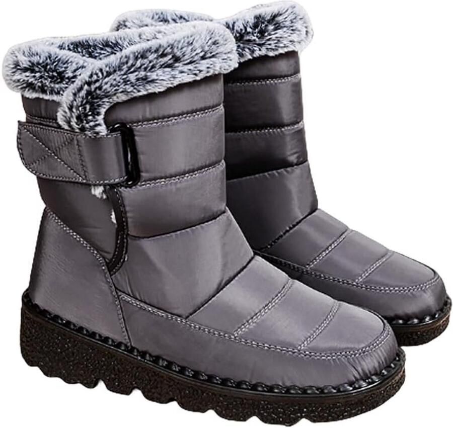 Waterdichte Warme Dames Sneeuwlaarzen Korte Schacht voor de Winter