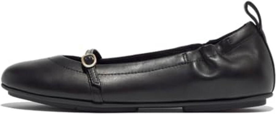 Dames Soft Leather Mary Janes Bandschoen voor Comfort en Stijl