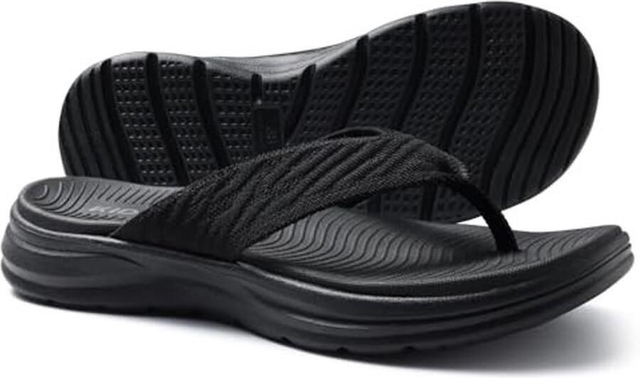 Vrouwen Sport Slippers Comfortabele Wandelsandalen voor de Zomer Zwart