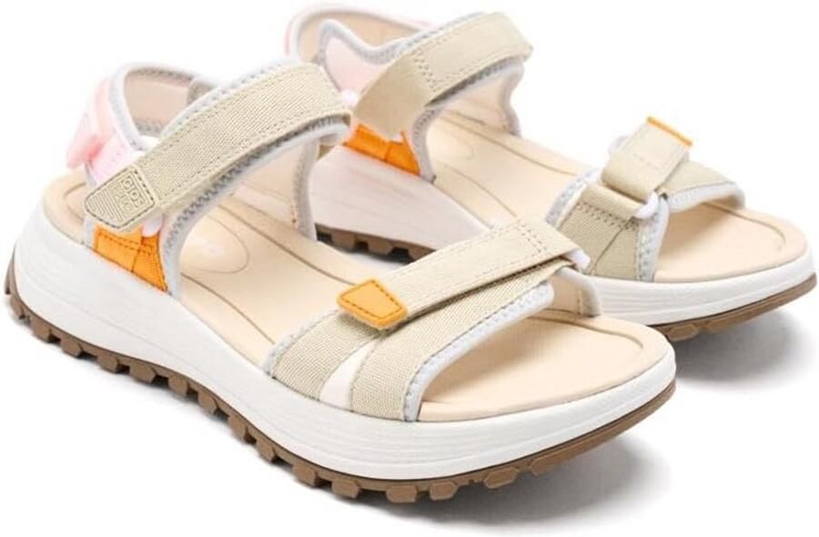 Dames Sportsandalen met Verstelbare Bandjes en Plateauzool