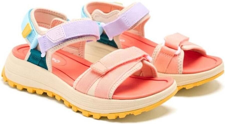 Dames Sportsandalen met Verstelbare Sluitingen en Plateauzool