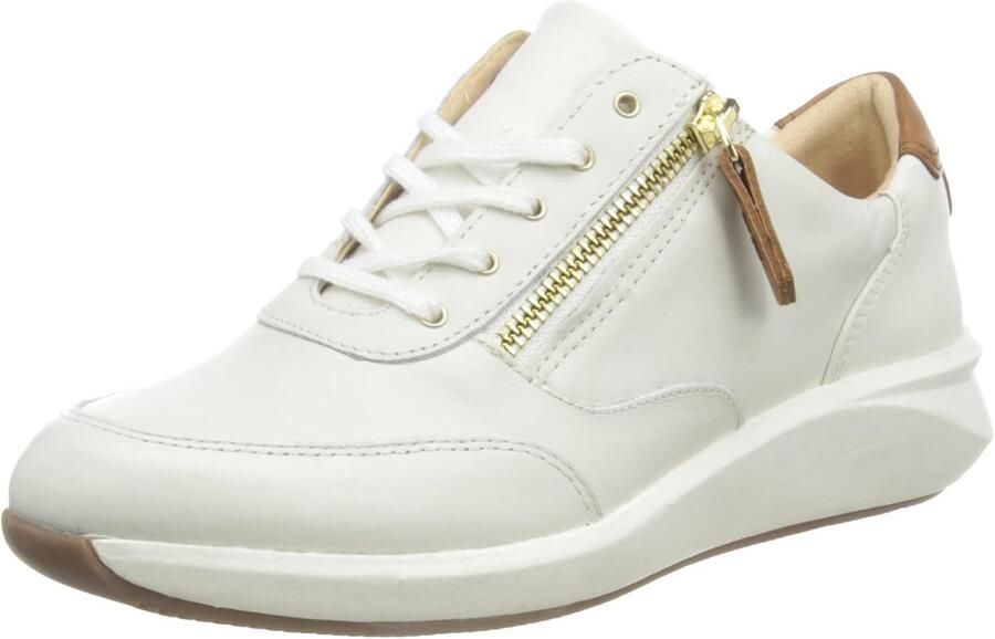 Comfortabele Dames Sneakers van Leer met Ademende Voering - Foto 1