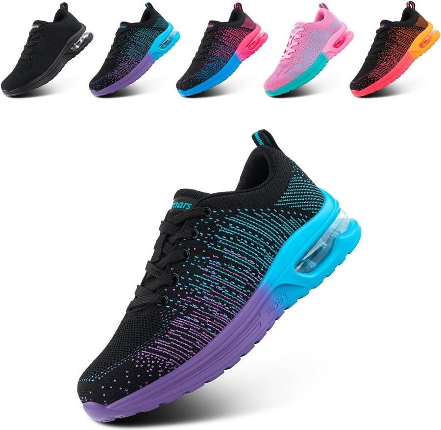 Dames Sportschoenen met Lucht Kussen Ademend & Lichtgewicht Hardloop- en Wandelschoenen