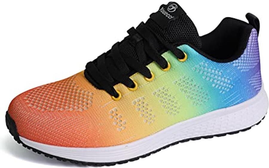 Dames Sportschoenen voor Outdoor Fitness en Wandelen Ademende Hardloopschoenen Plat