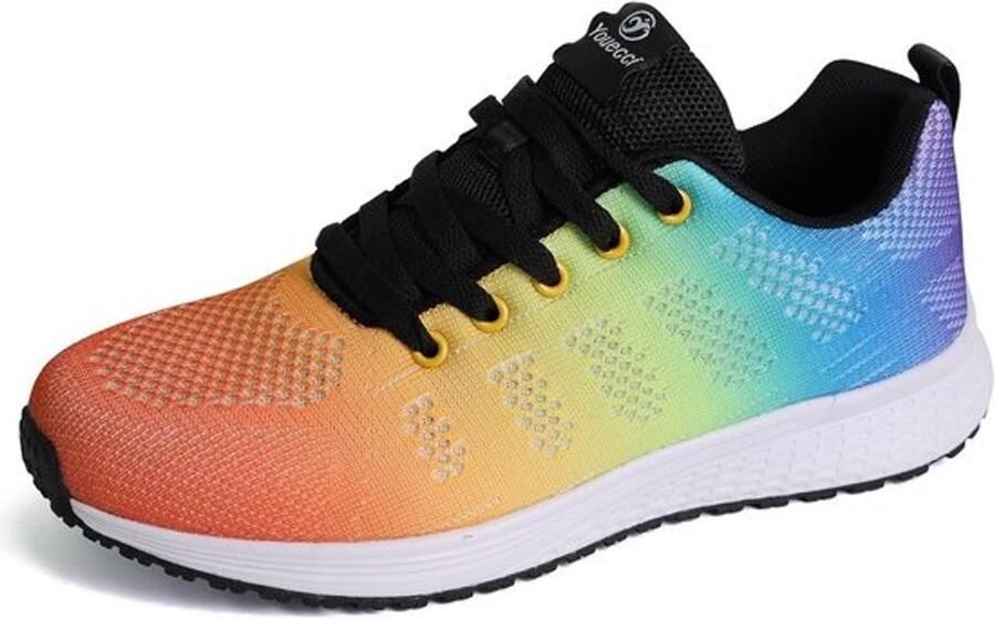 Dames Sportschoenen voor Outdoor Fitness en Wandelen Ademende Hardloopschoenen Plat